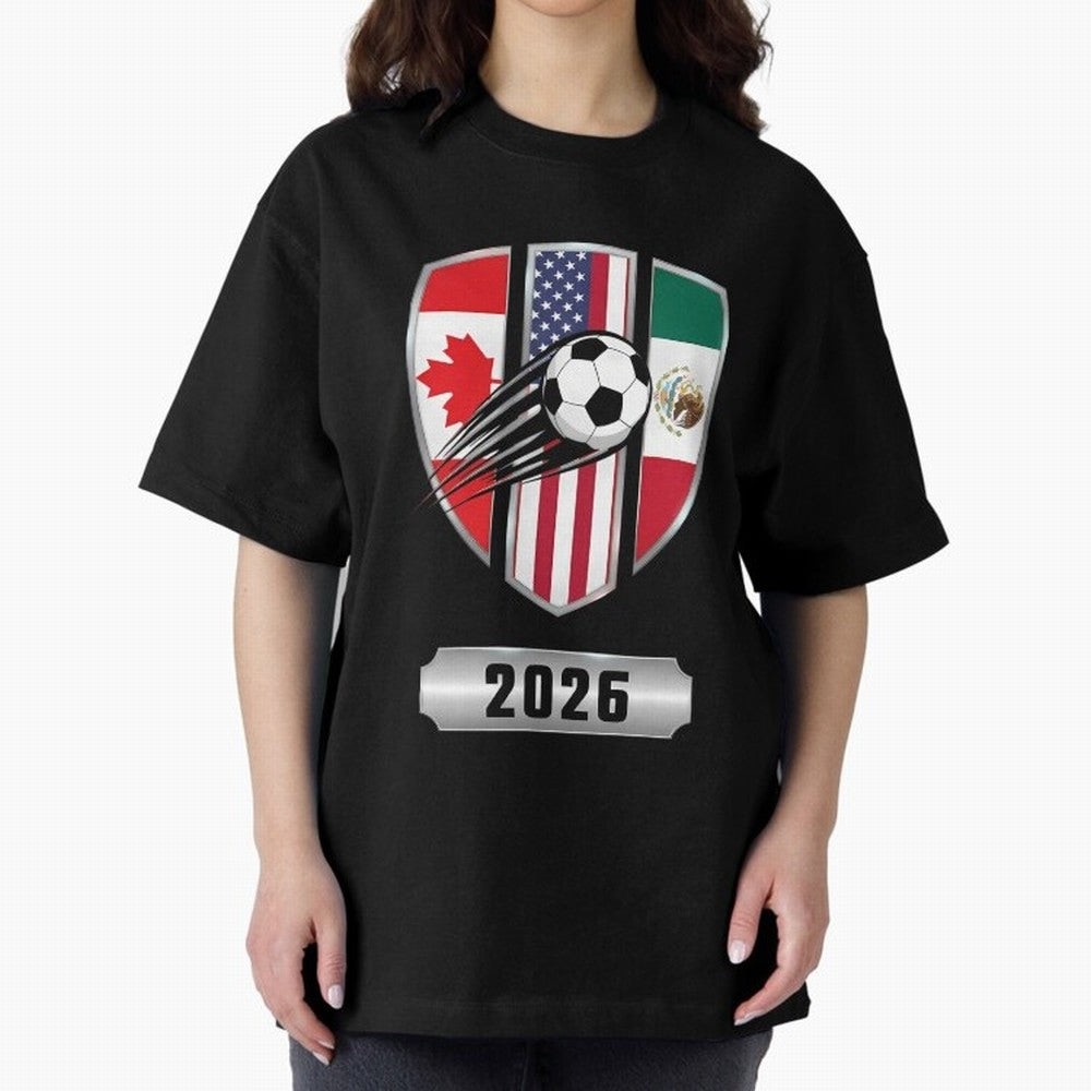 North United America Shield 2026 Cup Classic T-Shirt Fuel the Hype around the FIFA World Cup 2026 Journey through Mbappe and Neymar Highlights, Netherlands Pride, Game Day Rituals, Football Legends, Country Pride and the Road to the Final; Made for