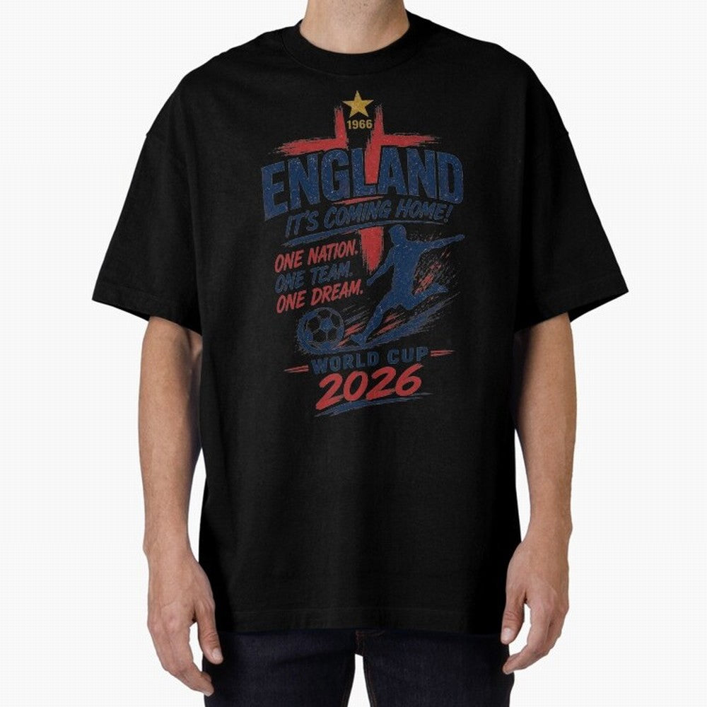 England Fan Art for World Cup 2026 Classic T-Shirt Upgrade FIFA World Cup 2026 Group Stage Spirit, Driven by Argentina and Brazil, Messi and Cristiano Ronaldo, Classic Soccer Heritage, Championship Pressure, Fan Loyalty and International Pride;