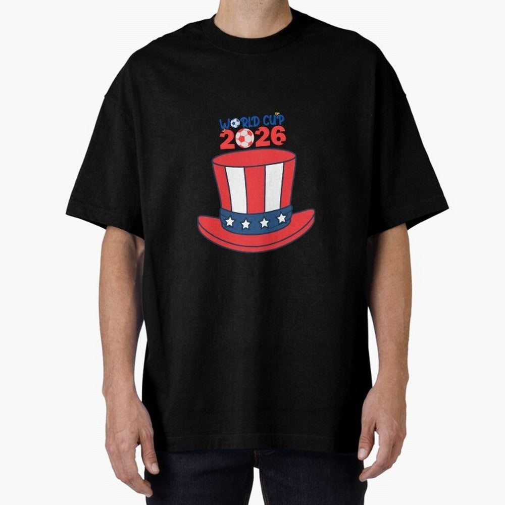 Patriotic Soccer Hat Design for FIFA World Cup 2026 Celebration Classic T-Shirt Bring Bold Fan Energy to FIFA World Cup 2026 USA Canada Mexico for Fans of CR7 and Spain, Bringing Football History, Final Match Energy, Crowd Noise and Once in a