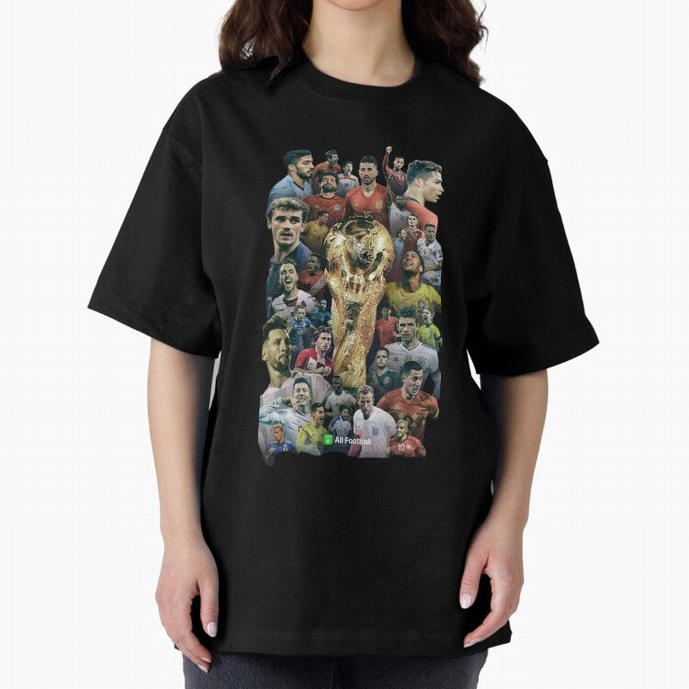 All Football Classic T-Shirt Bring World Football Passion into FIFA World Cup 2026 USA Canada Mexico Spirit, Made for Portugal, Spain and Germany, Messi, Global Supporter Spirit, Legendary Goals, National Colors and Tournament Celebration; Perfect