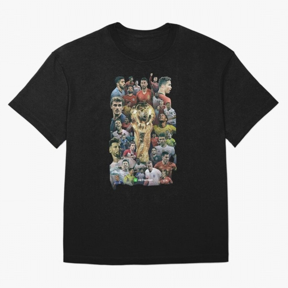 All Football Classic T-Shirt Bring World Football Passion into FIFA World Cup 2026 USA Canada Mexico Spirit, Made for Portugal, Spain and Germany, Messi, Global Supporter Spirit, Legendary Goals, National Colors and Tournament Celebration; Perfect