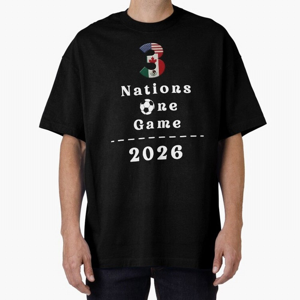 World Cup 2026 Host Nations Classic T-Shirt Bring a Champion Mindset to FIFA World Cup 2026 USA Canada Mexico for Fans of Messi, Neymar and Mbappe and Germany, Bringing Goal Celebration Energy, Supporter Heritage, Football Icons and Worldwide