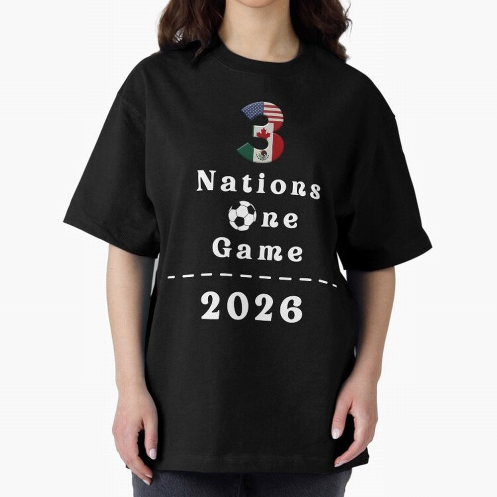 World Cup 2026 Host Nations Classic T-Shirt Bring a Champion Mindset to FIFA World Cup 2026 USA Canada Mexico for Fans of Messi, Neymar and Mbappe and Germany, Bringing Goal Celebration Energy, Supporter Heritage, Football Icons and Worldwide