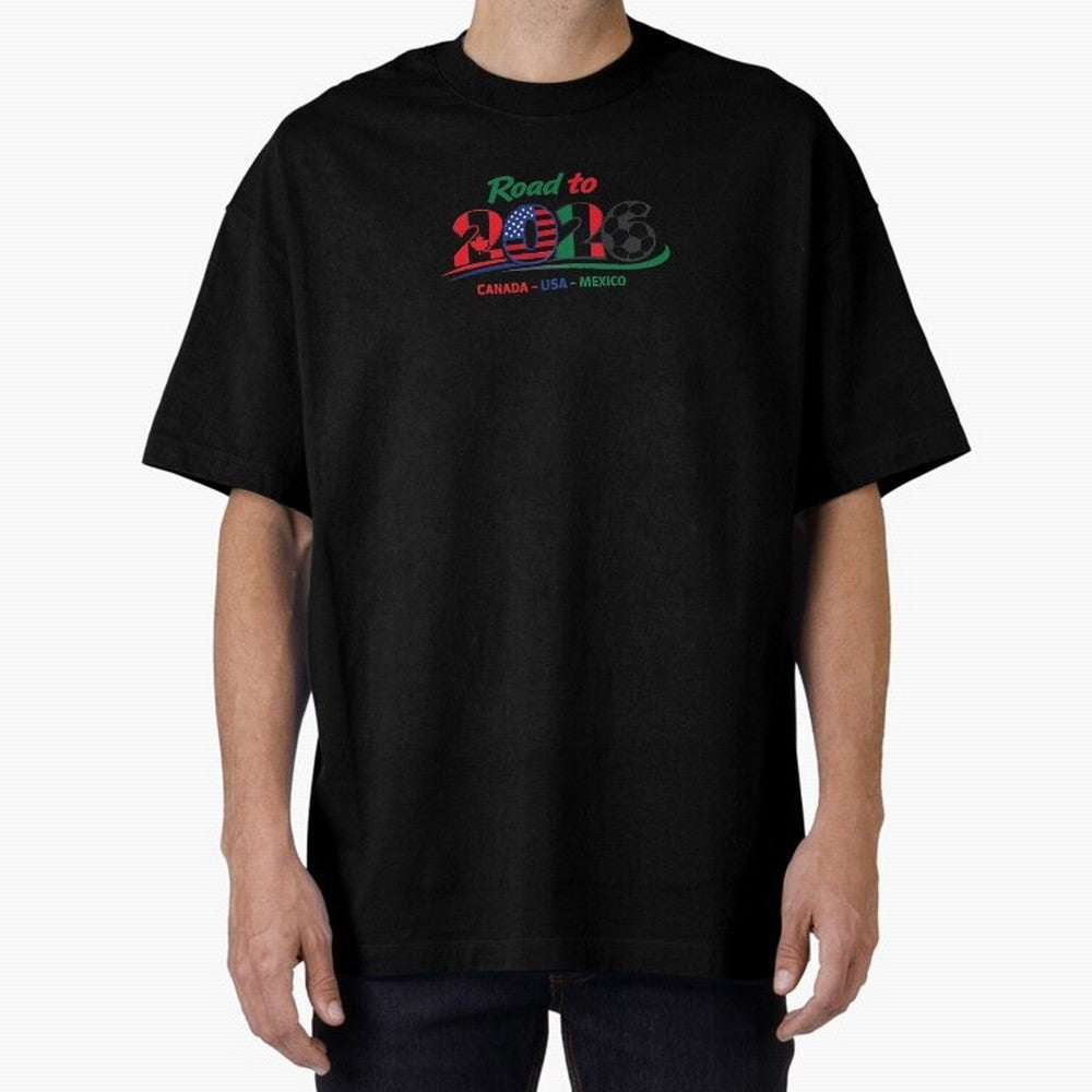 2026 Football Fan Design - North America - Three Nations One Dream Classic T-Shirt Show Your Love for Global Football Passion for FIFA World Cup 2026 USA Canada Mexico, Capturing CR7 and Messi, England and Germany, Vintage Soccer Flavor, Modern