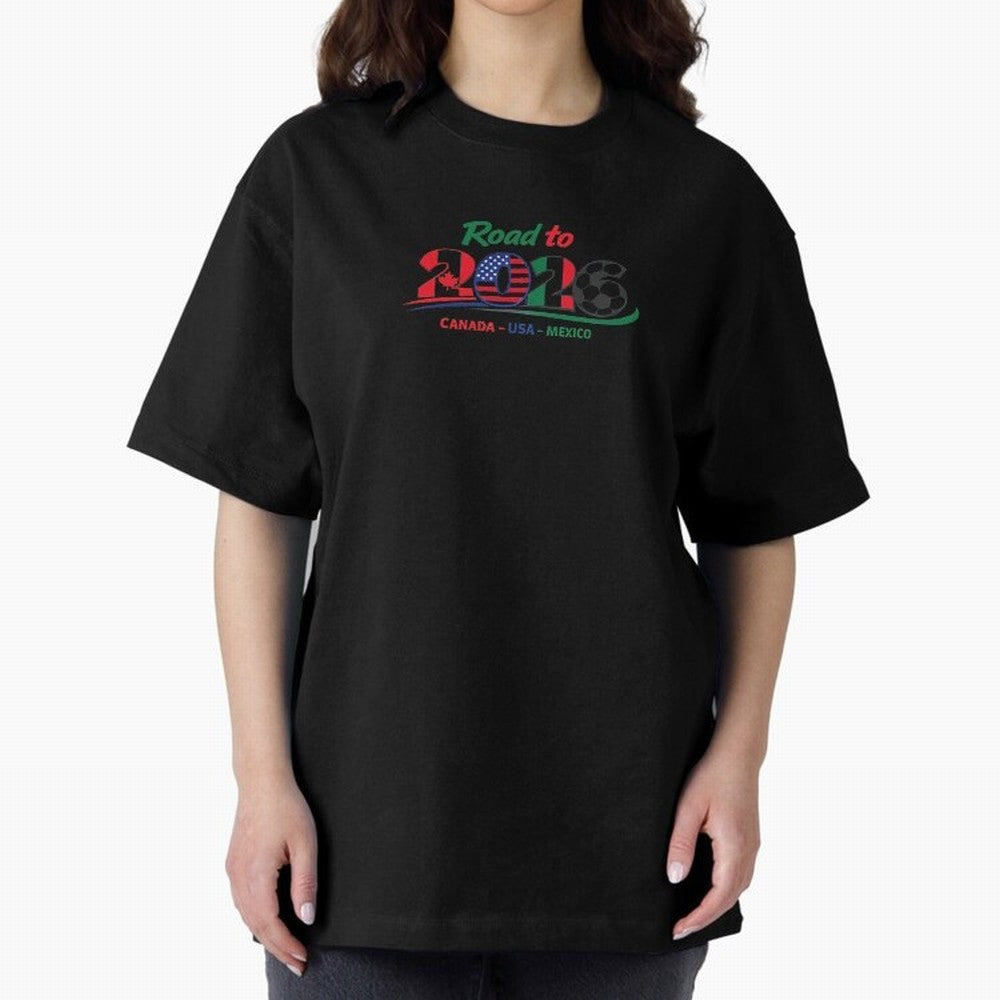 2026 Football Fan Design - North America - Three Nations One Dream Classic T-Shirt Show Your Love for Global Football Passion for FIFA World Cup 2026 USA Canada Mexico, Capturing CR7 and Messi, England and Germany, Vintage Soccer Flavor, Modern