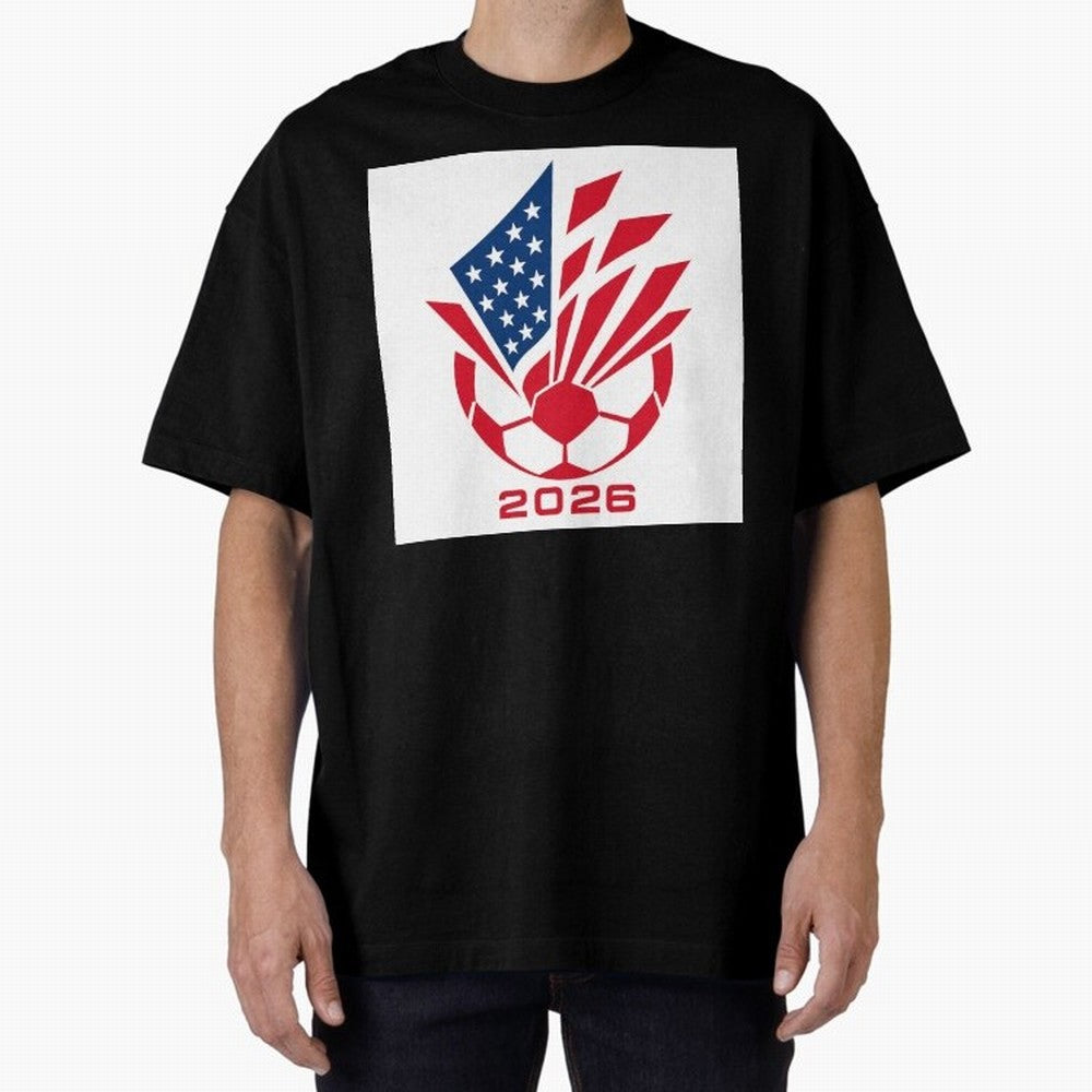 American Soccer 2026 Flag Burst Emblem Classic T-Shirt Celebrate FIFA World Cup 2026 USA Canada Mexico Built around Mbappe and Neymar, England and Germany Energy, Football Festival Excitement, Trophy Ambitions, Country Rivalries and Star Player