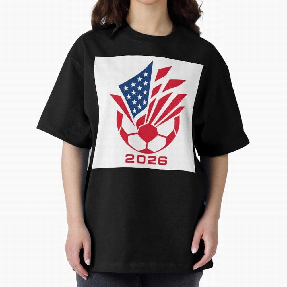 American Soccer 2026 Flag Burst Emblem Classic T-Shirt Celebrate FIFA World Cup 2026 USA Canada Mexico Built around Mbappe and Neymar, England and Germany Energy, Football Festival Excitement, Trophy Ambitions, Country Rivalries and Star Player