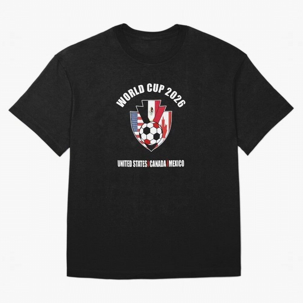 World Cup 2026 T-Shirt_85693409 Classic T-Shirt Keep Football History Alive during FIFA World Cup 2026 USA Canada Mexico Spirit, Made for Brazil, Portugal and Argentina, Messi, CR7 and Mbappe, Championship Spirit, Famous Goals, Roaring Crowds and