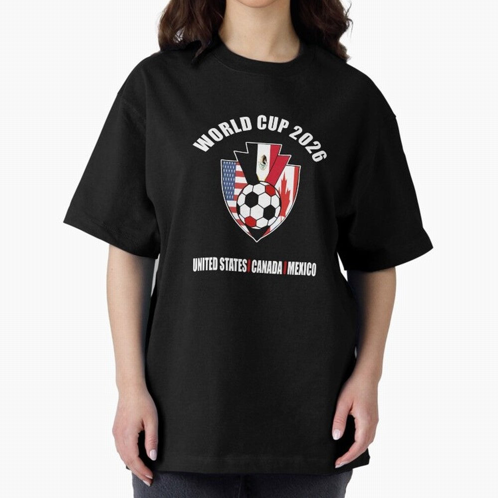 World Cup 2026 T-Shirt_85693409 Classic T-Shirt Experience the Global Stage of FIFA World Cup 2026 USA Canada Mexico for Fans of Messi, CR7 and Mbappe and Portugal, Bringing Match Day Excitement, Supporter Culture, Golden Goals and Global Football