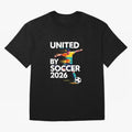 United by Soccer 2026 Football Fan Hoodie International Cup Style Graphic Classic T-Shirt Fuel Your Fan Pride for FIFA World Cup 2026 for Fans of Messi, CR7 and Mbappe and England, Bringing Retro Football Energy, Iconic Rivalries, Trophy Chase