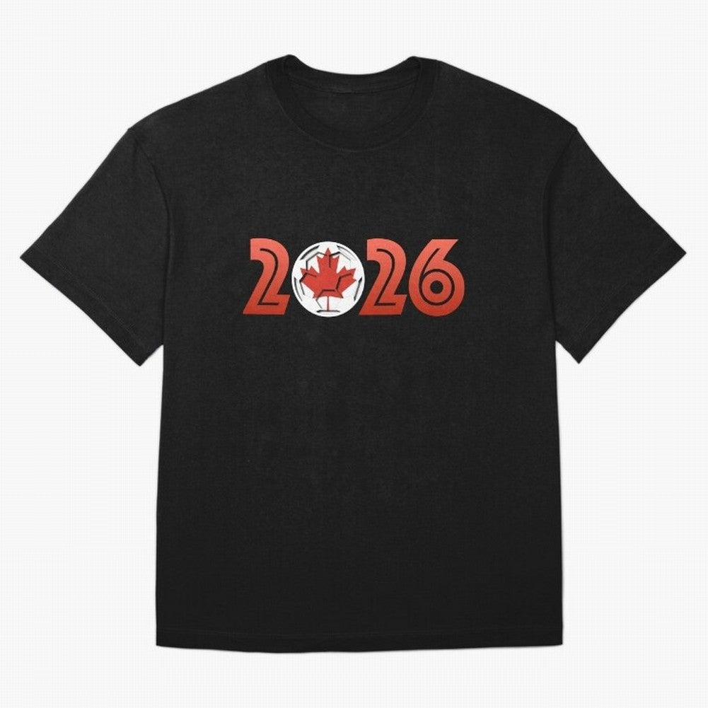 Canada Soccer 2026 Design Classic T-Shirt Relive the Noise and Pride of Global Football Passion for FIFA World Cup 2026 USA Canada Mexico, Filled with CR7, Brazil, Portugal and Argentina, Stadium Chants, National Pride, Trophy Dreams and
