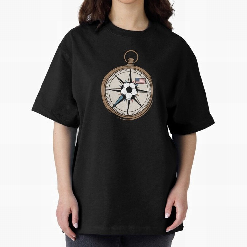 All Roads Lead to 2026 USA Compass Soccer World Cup Classic T-Shirt Follow the Road to Global Football Passion for FIFA World Cup 2026 Group Stage, Inspired by Haaland, England, Goal Celebration Energy, Supporter Heritage, Football Icons and