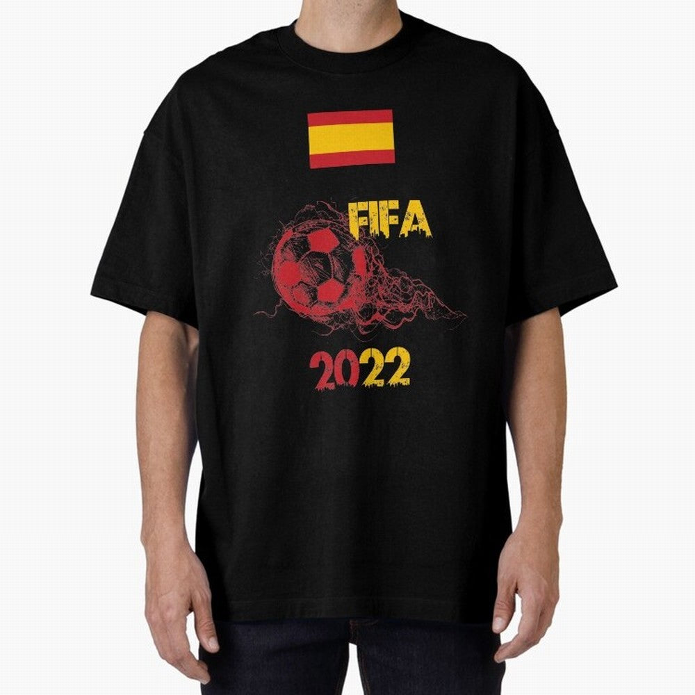 World Cup Qatar 2022 Ispanya Classic T-Shirt Fuel Global Football Passion for FIFA World Cup 2026 USA Canada Mexico, Centered on Messi and Cristiano Ronaldo, Portugal, Championship Spirit, Famous Goals, Roaring Crowds and International Football