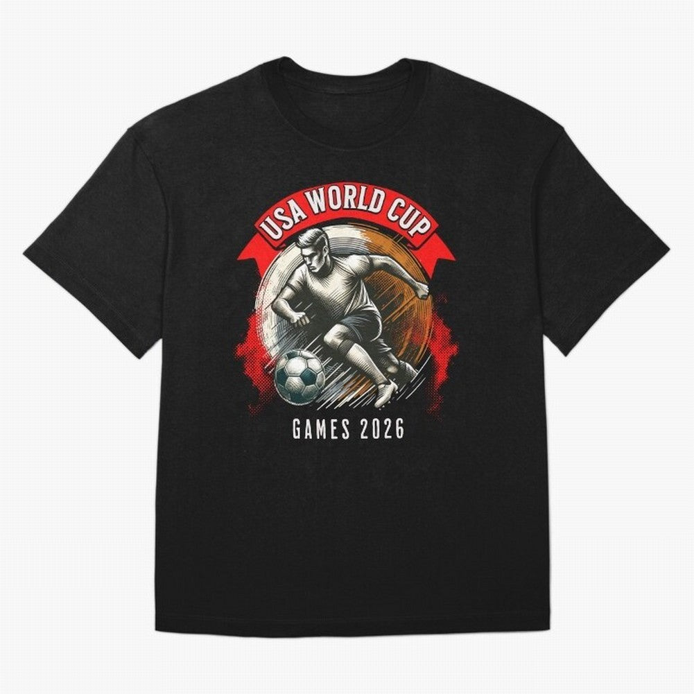USA World Cup Classic T-Shirt Experience the FIFA World Cup 2026 USA Canada Mexico Journey through Mbappe and Neymar Highlights, Germany Pride, Supporter Pride, Iconic Celebrations, Legendary Names and Global Match Day Energy; Made for Collectors