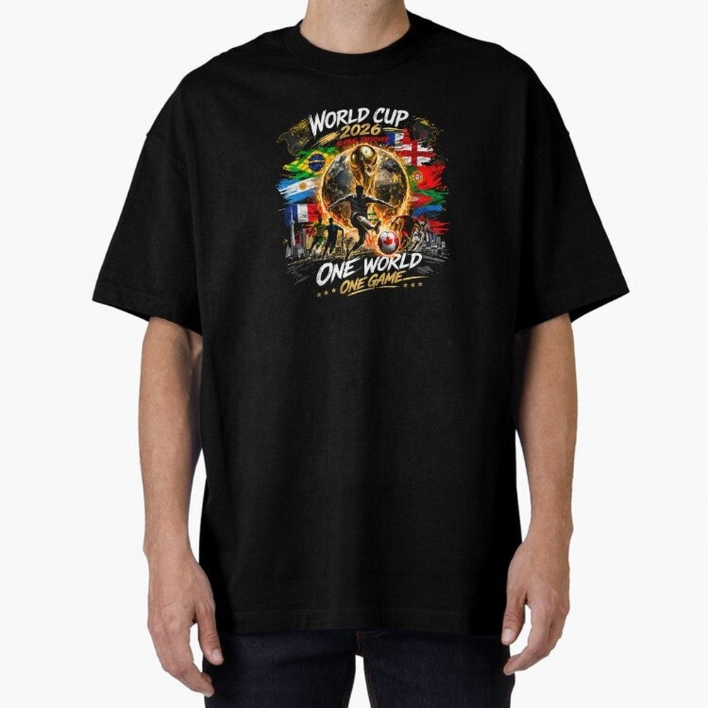 World Cup 2026 Classic T-Shirt Live for the Drama of FIFA World Cup 2026 Group Stage Capturing CR7, Argentina Energy, Football Festival Excitement, Trophy Ambitions, Country Rivalries and Star Player Buzz; Created for Match Day Parties, Soccer