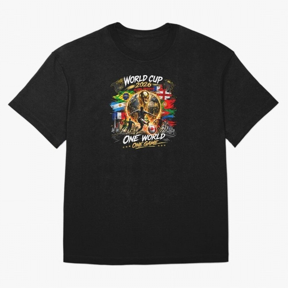 World Cup 2026 Classic T-Shirt Live for the Drama of FIFA World Cup 2026 Group Stage Capturing CR7, Argentina Energy, Football Festival Excitement, Trophy Ambitions, Country Rivalries and Star Player Buzz; Created for Match Day Parties, Soccer