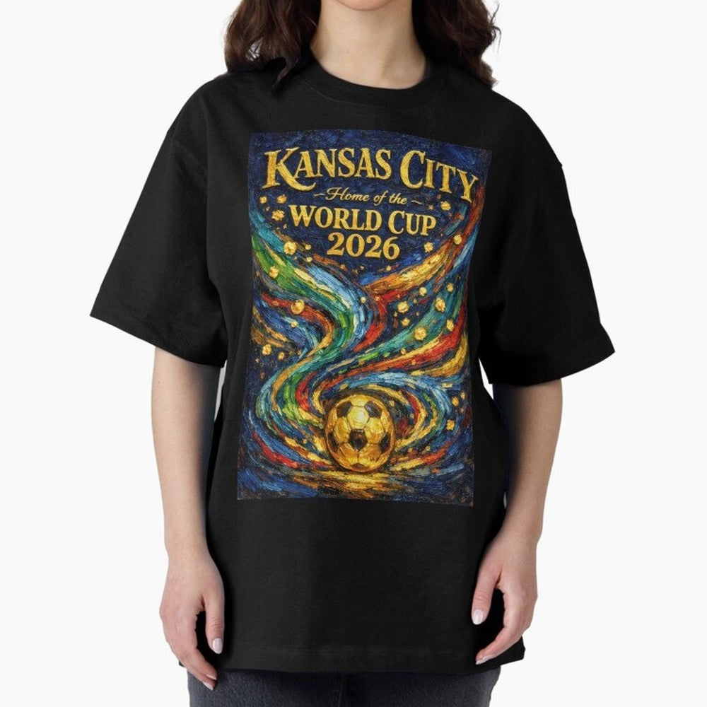 Kansas City Home of the World Cup 2026 Soccer Fan ¡ª Moody Jewel Art Print Classic T-Shirt Elevate the FIFA World Cup 2026 USA Canada Mexico Journey through Cristiano Ronaldo Highlights, Brazil, Portugal and Argentina Pride, Vintage Soccer Flavor,
