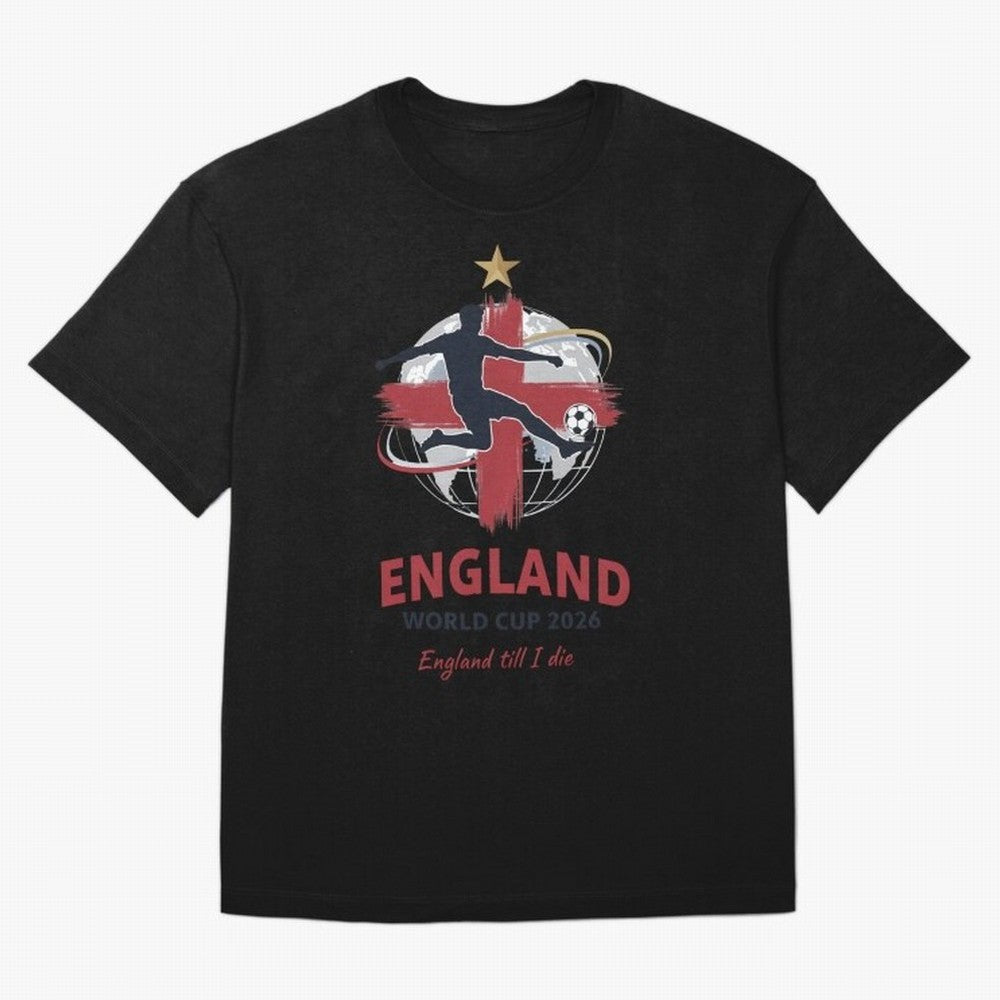England - World Cup 2026 Fan Art Classic T-Shirt Make Game Day About Global Football Passion for FIFA World Cup 2026 USA Canada Mexico, Celebrating Neymar, England, France and Netherlands, Champion Mindset, Group Stage Buzz, Knockout Tension and