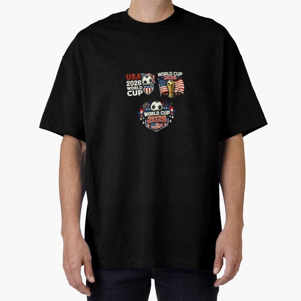 World Cup 2026 USA T-Shirt ¨C Soccer Football Fan Design | America Host Edition Classic T-Shirt Represent Fans Who Live for the FIFA World Cup 2026 Group Stage Journey through Cristiano Ronaldo, Haaland and CR7 Highlights, France Pride, Stadium