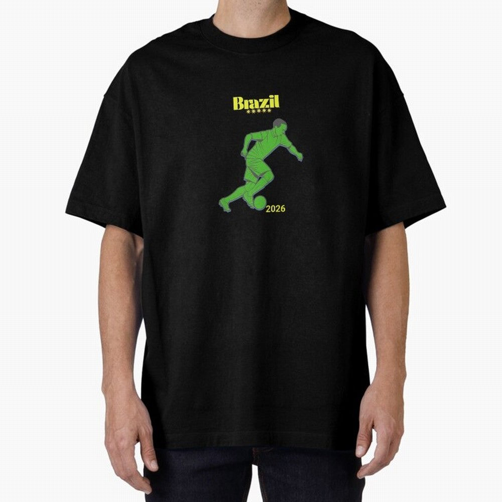 Brazil Soccer Classic T-Shirt Unlock Match Day Hype around FIFA World Cup 2026 USA Canada Mexico, Mbappe and Neymar, Spain and Netherlands, Champion Mindset, Group Stage Buzz, Knockout Tension and Passionate Fan Culture; Made for Die Hard
