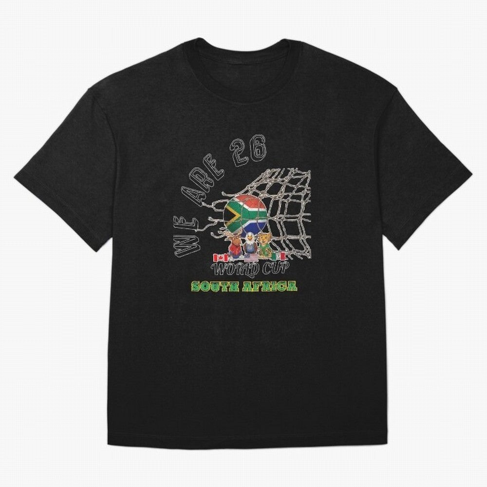 World cup 26 - South Africa Classic T-Shirt Show Fan Pride Across FIFA World Cup 2026 for Fans of Messi and Cristiano Ronaldo and Brazil, Bringing Classic Soccer Heritage, Championship Pressure, Fan Loyalty and International Pride; Ideal for Fans