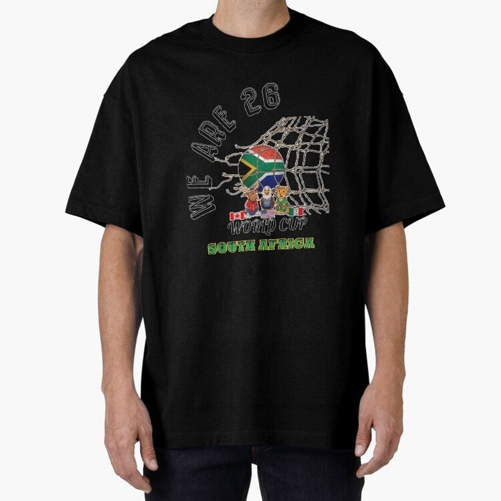 World cup 26 - South Africa Classic T-Shirt Show Fan Pride Across FIFA World Cup 2026 for Fans of Messi and Cristiano Ronaldo and Brazil, Bringing Classic Soccer Heritage, Championship Pressure, Fan Loyalty and International Pride; Ideal for Fans