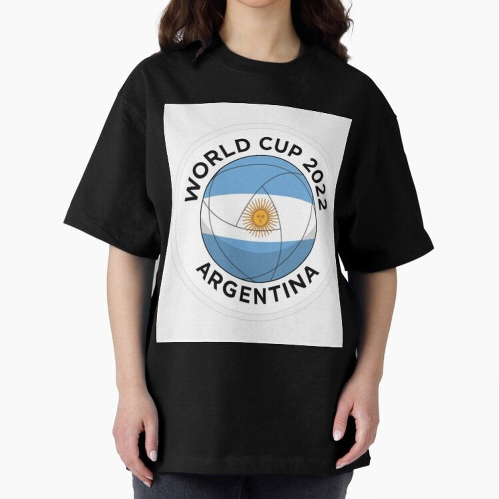 Argentina World Cup Soccer Football 2022 - Qatar World Cup Classic T-Shirt Support Iconic Players in FIFA World Cup 2026 Spirit, Centered on France and Portugal, Messi and Cristiano Ronaldo, Global Supporter Spirit, Legendary Goals, National Colors