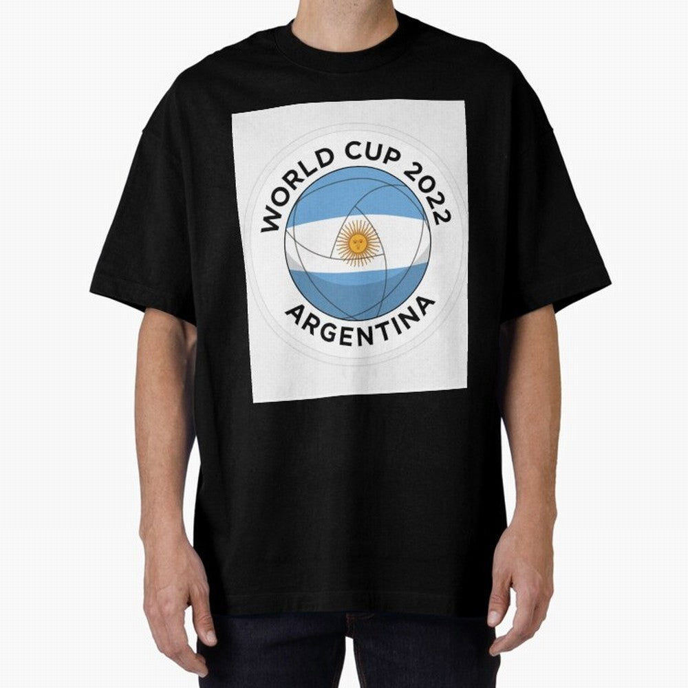 Argentina World Cup Soccer Football 2022 - Qatar World Cup Classic T-Shirt Support Iconic Players in FIFA World Cup 2026 Spirit, Centered on France and Portugal, Messi and Cristiano Ronaldo, Global Supporter Spirit, Legendary Goals, National Colors