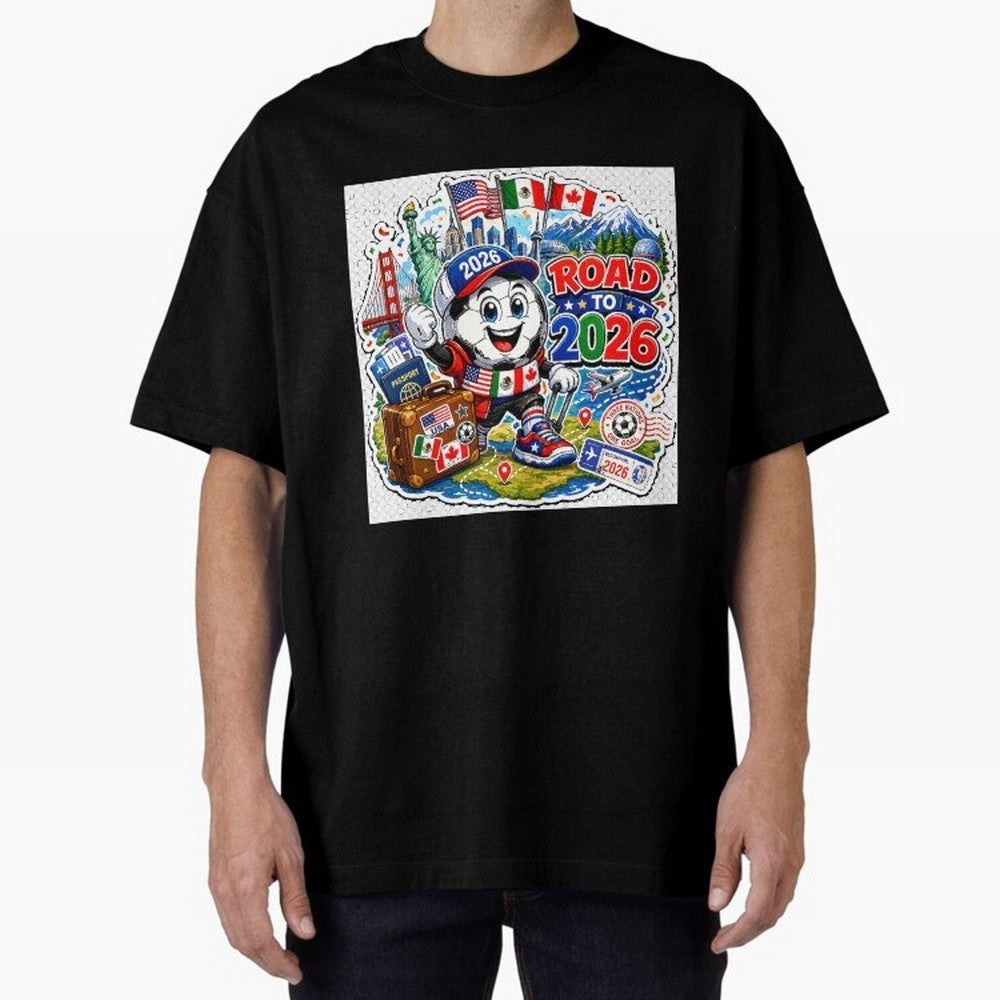 Road to 2026 Football Travel Classic T-Shirt Celebrate Football Heritage in FIFA World Cup 2026 USA Canada Mexico for Fans of Neymar and Netherlands, Bringing Stadium Memories, Football Loyalty, International Chants and Championship Tradition;