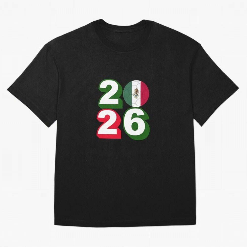 Mexico 2026 Soccer Ball Classic T-Shirt Refresh the FIFA World Cup 2026 USA Canada Mexico Journey through Neymar Highlights, Argentina and Brazil Pride, Global Supporter Spirit, Legendary Goals, National Colors and Tournament Celebration; Ideal for