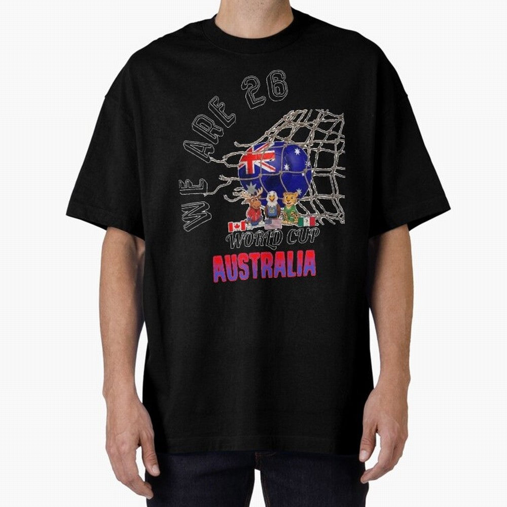 World cup 26 - Australia Classic T-Shirt Bring Retro Soccer Energy to Match Day Hype around FIFA World Cup 2026 USA Canada Mexico, CR7 and Messi, Portugal, Match Day Excitement, Supporter Culture, Golden Goals and Global Football Passion; Perfect