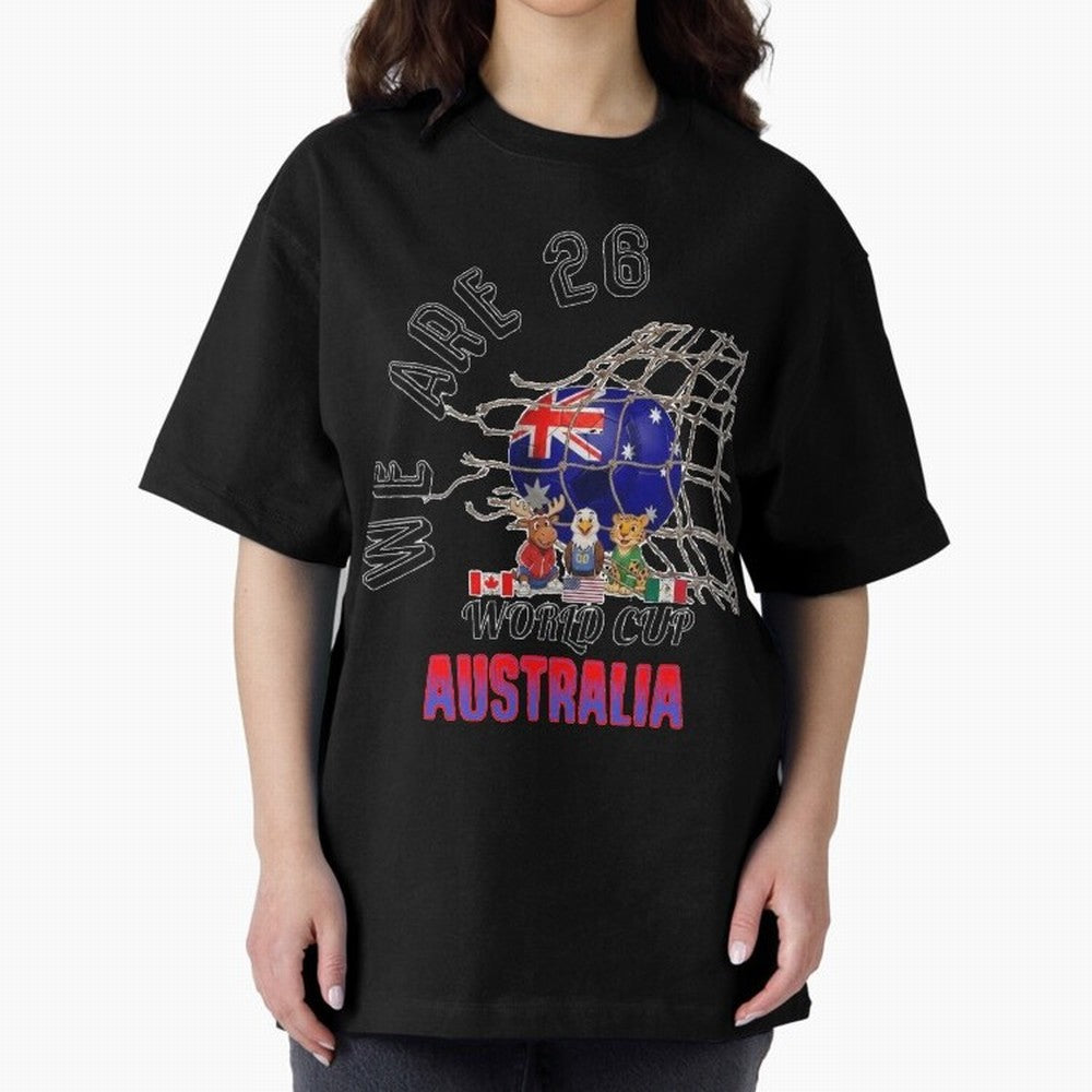 World cup 26 - Australia Classic T-Shirt Bring Retro Soccer Energy to Match Day Hype around FIFA World Cup 2026 USA Canada Mexico, CR7 and Messi, Portugal, Match Day Excitement, Supporter Culture, Golden Goals and Global Football Passion; Perfect