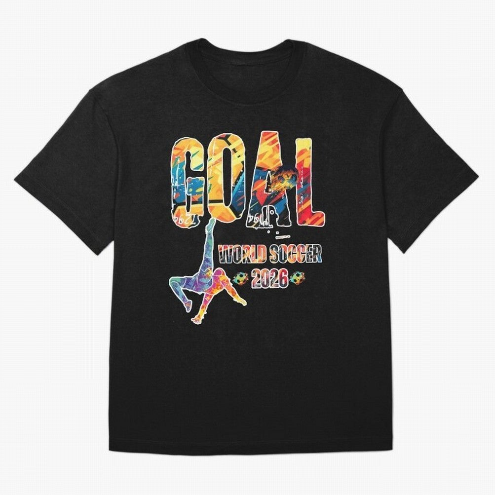 Goal World Soccer Championship 2026 Classic T-Shirt Celebrate Match Day Hype around FIFA World Cup 2026 USA Canada Mexico, CR7 and Messi, England and Germany, Champion Mindset, Group Stage Buzz, Knockout Tension and Passionate Fan Culture; Great