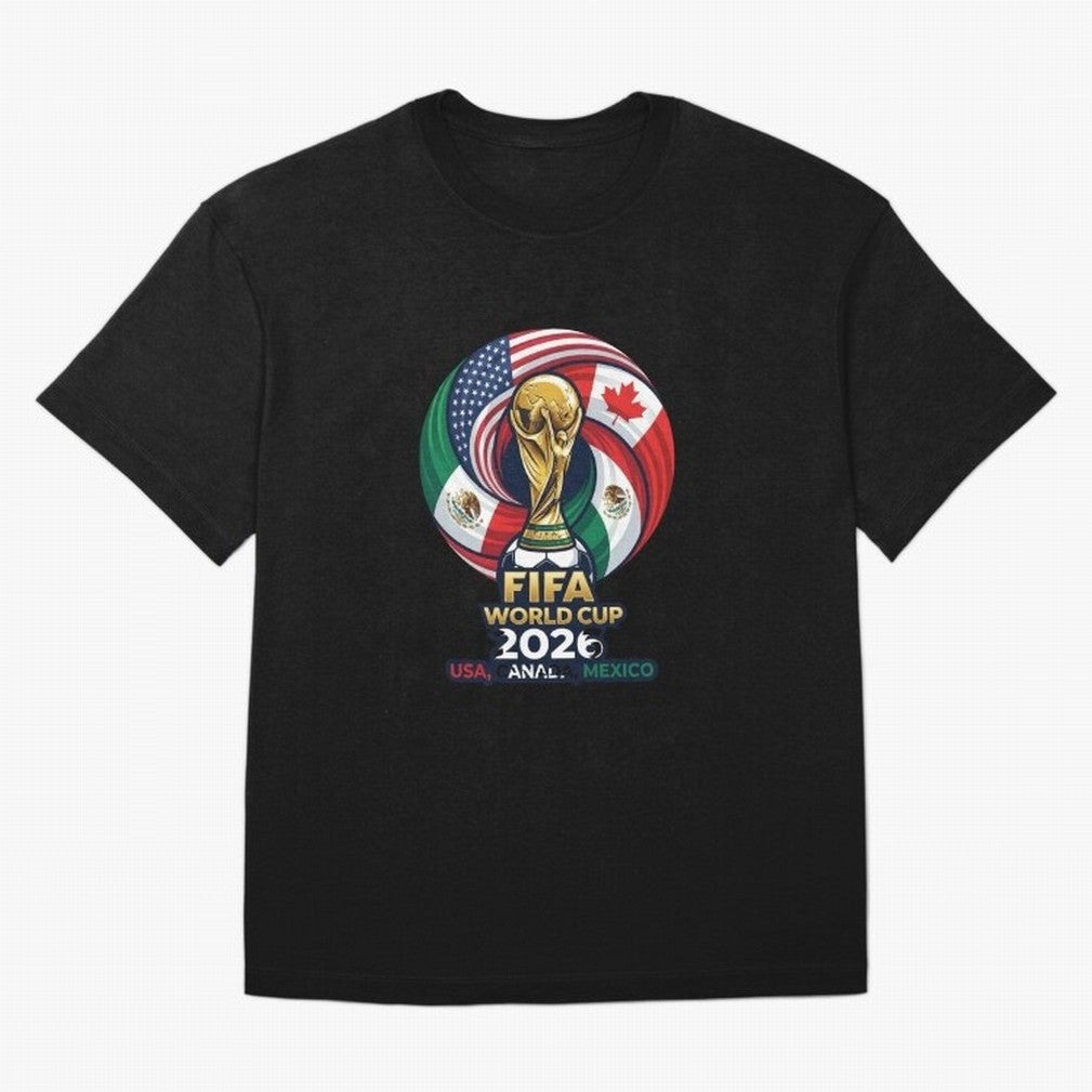 Glossy Host Nations Trophy Shield Classic T-Shirt Bring FIFA World Cup 2026 Group Stage Made for Cristiano Ronaldo, England and Germany Energy, Football Passion, Legendary Performances, Festival Vibes and Supporter Community; Built for Supporters