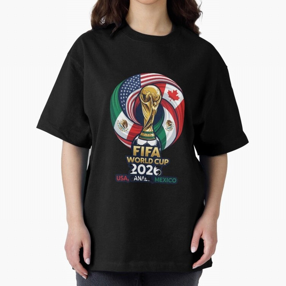 Glossy Host Nations Trophy Shield Classic T-Shirt Bring FIFA World Cup 2026 Group Stage Made for Cristiano Ronaldo, England and Germany Energy, Football Passion, Legendary Performances, Festival Vibes and Supporter Community; Built for Supporters