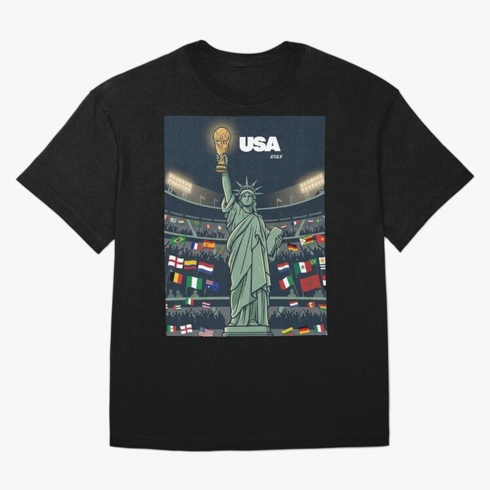 World Cup USA 2026 Classic T-Shirt Build Match Day Hype around FIFA World Cup 2026 Group Stage, Cristiano Ronaldo, Haaland and CR7, Brazil, Portugal and Argentina, Soccer Culture, Superstar Moments, National Team Dreams and Competitive Fire;