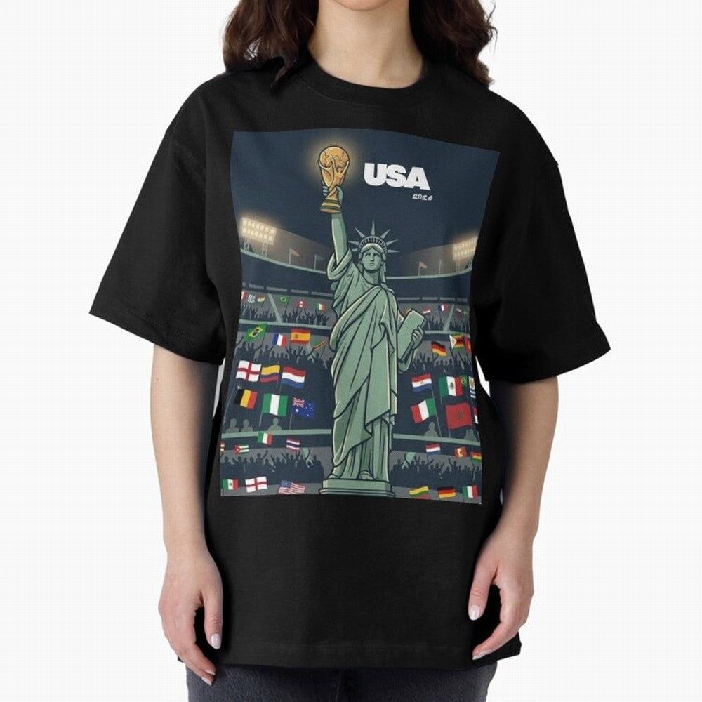 World Cup USA 2026 Classic T-Shirt Build Match Day Hype around FIFA World Cup 2026 Group Stage, Cristiano Ronaldo, Haaland and CR7, Brazil, Portugal and Argentina, Soccer Culture, Superstar Moments, National Team Dreams and Competitive Fire;