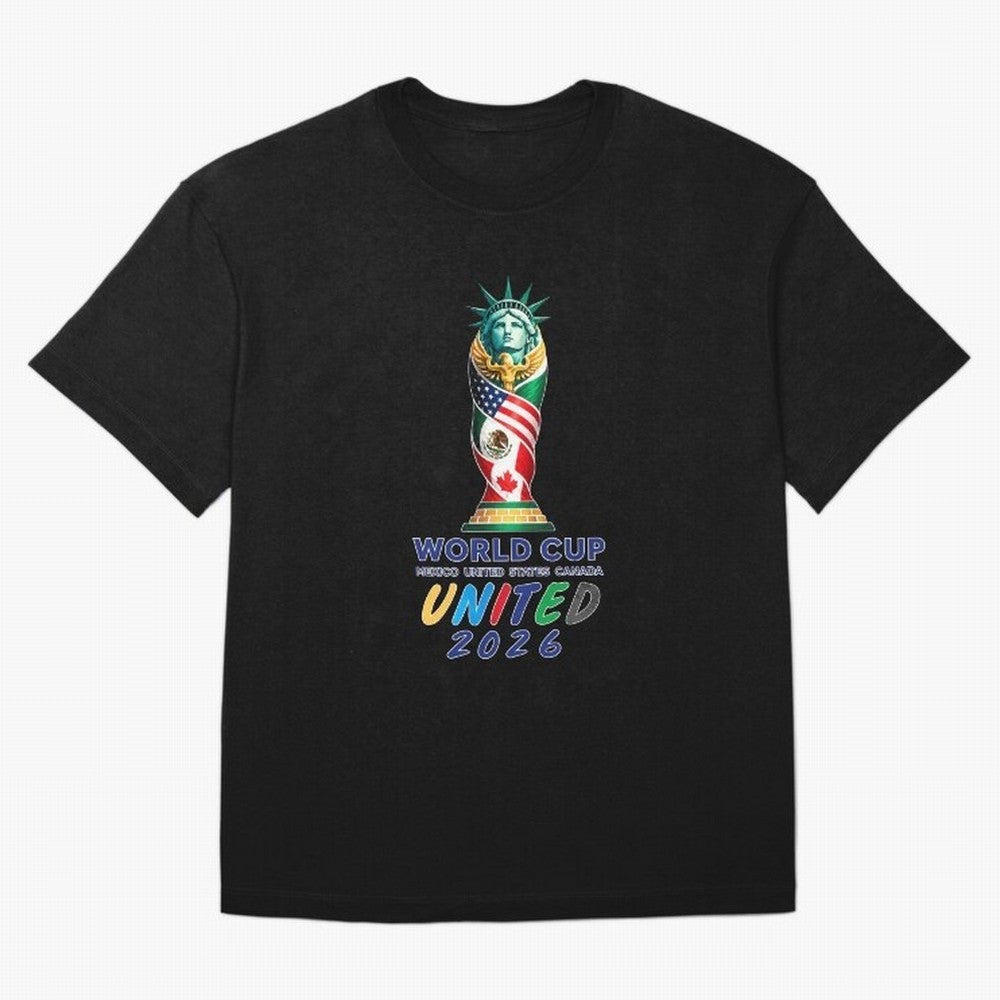 World Cup United 2026 Mexico USA Canada Soccer Design Classic T-Shirt Back Your Heroes with the FIFA World Cup 2026 Group Stage Journey through Cristiano Ronaldo, Haaland and CR7 Highlights, France Pride, Soccer Culture, Superstar Moments, National
