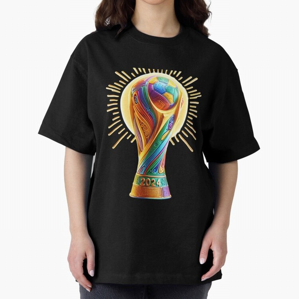 Golden Illuminating Cup Classic T-Shirt Celebrate the Magic of the FIFA World Cup 2026 USA Canada Mexico Journey through Messi, CR7 and Mbappe Highlights, Spain Pride, Match Day Excitement, Supporter Culture, Golden Goals and Global Football
