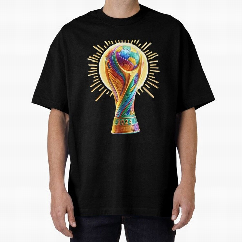 Golden Illuminating Cup Classic T-Shirt Celebrate the Magic of the FIFA World Cup 2026 USA Canada Mexico Journey through Messi, CR7 and Mbappe Highlights, Spain Pride, Match Day Excitement, Supporter Culture, Golden Goals and Global Football