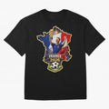 France Map Silhouette 2026 Football Victory Graphic Classic T-Shirt Bring World Football Passion into the FIFA World Cup 2026 Group Stage Journey through Haaland Highlights, Portugal Pride, Football Festival Excitement, Trophy Ambitions, Country