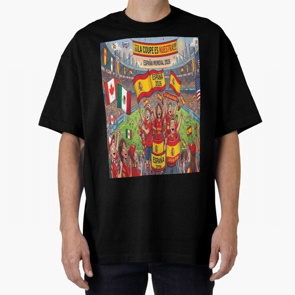 Spain World Cup 2026 - Stadium Classic T-Shirt Show Your Tournament Heart for FIFA World Cup 2026 USA Canada Mexico Spirit, Highlighting Spain, Mbappe, Fan Favorite Moments, National Team Passion, Big Match Drama and Soccer History; Perfect for
