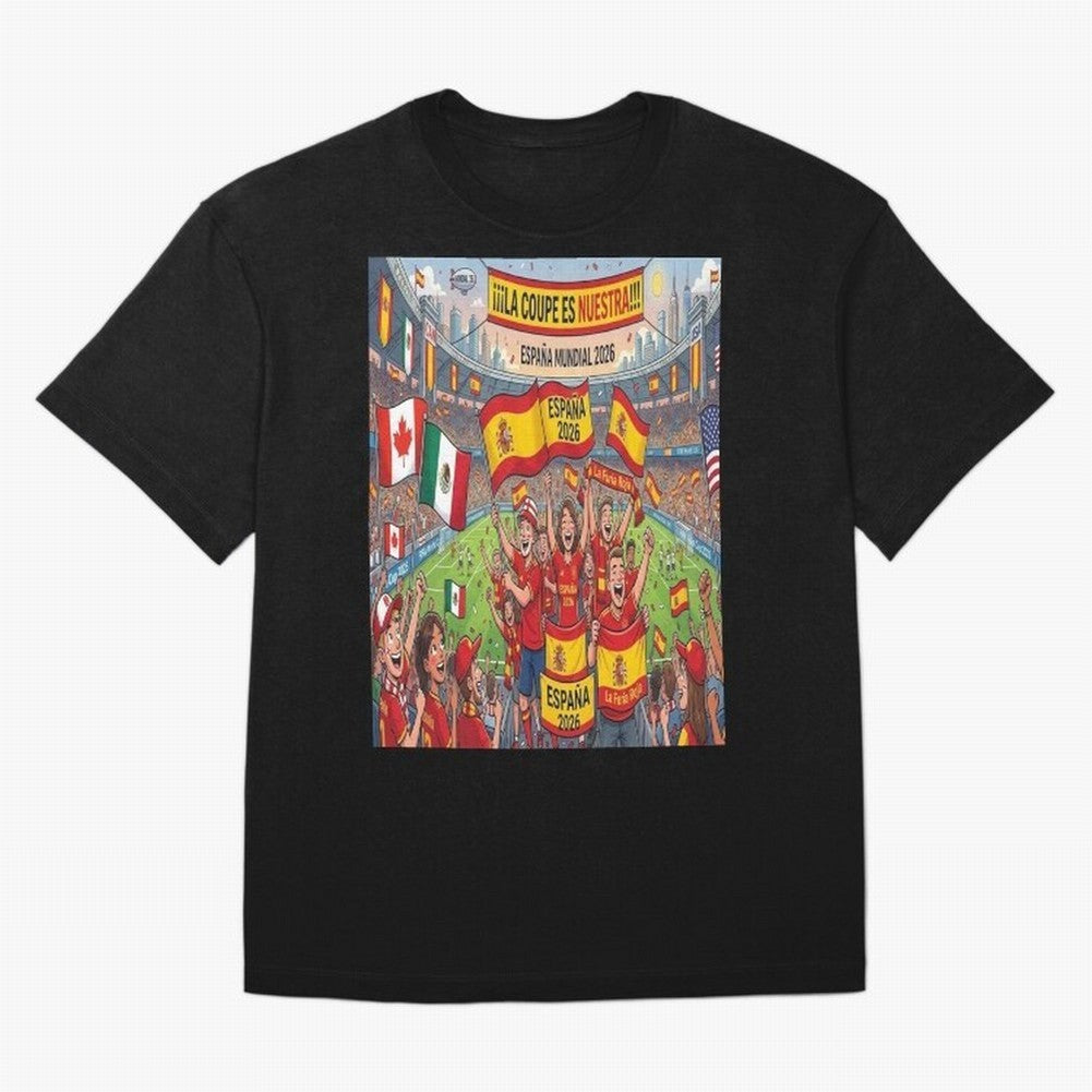 Spain World Cup 2026 - Stadium Classic T-Shirt Show Your Tournament Heart for FIFA World Cup 2026 USA Canada Mexico Spirit, Highlighting Spain, Mbappe, Fan Favorite Moments, National Team Passion, Big Match Drama and Soccer History; Perfect for