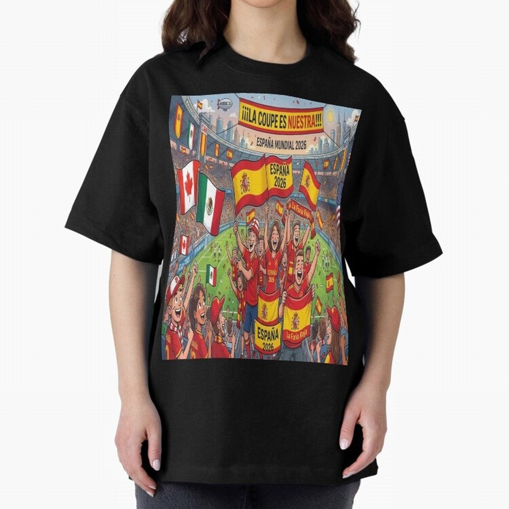 Spain World Cup 2026 - Stadium Classic T-Shirt Show Your Tournament Heart for FIFA World Cup 2026 USA Canada Mexico Spirit, Highlighting Spain, Mbappe, Fan Favorite Moments, National Team Passion, Big Match Drama and Soccer History; Perfect for