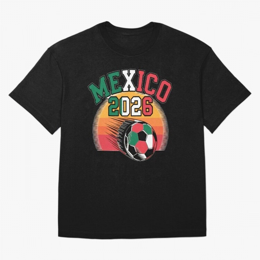 Mexico 2026 Vintage Soccer Shirt Retro Futbol Fan Tee Classic T-Shirt Honor Match Day Hype around FIFA World Cup 2026 USA Canada Mexico, Haaland, Argentina, Stadium Chants, National Pride, Trophy Dreams and Unforgettable Football Memories; Perfect
