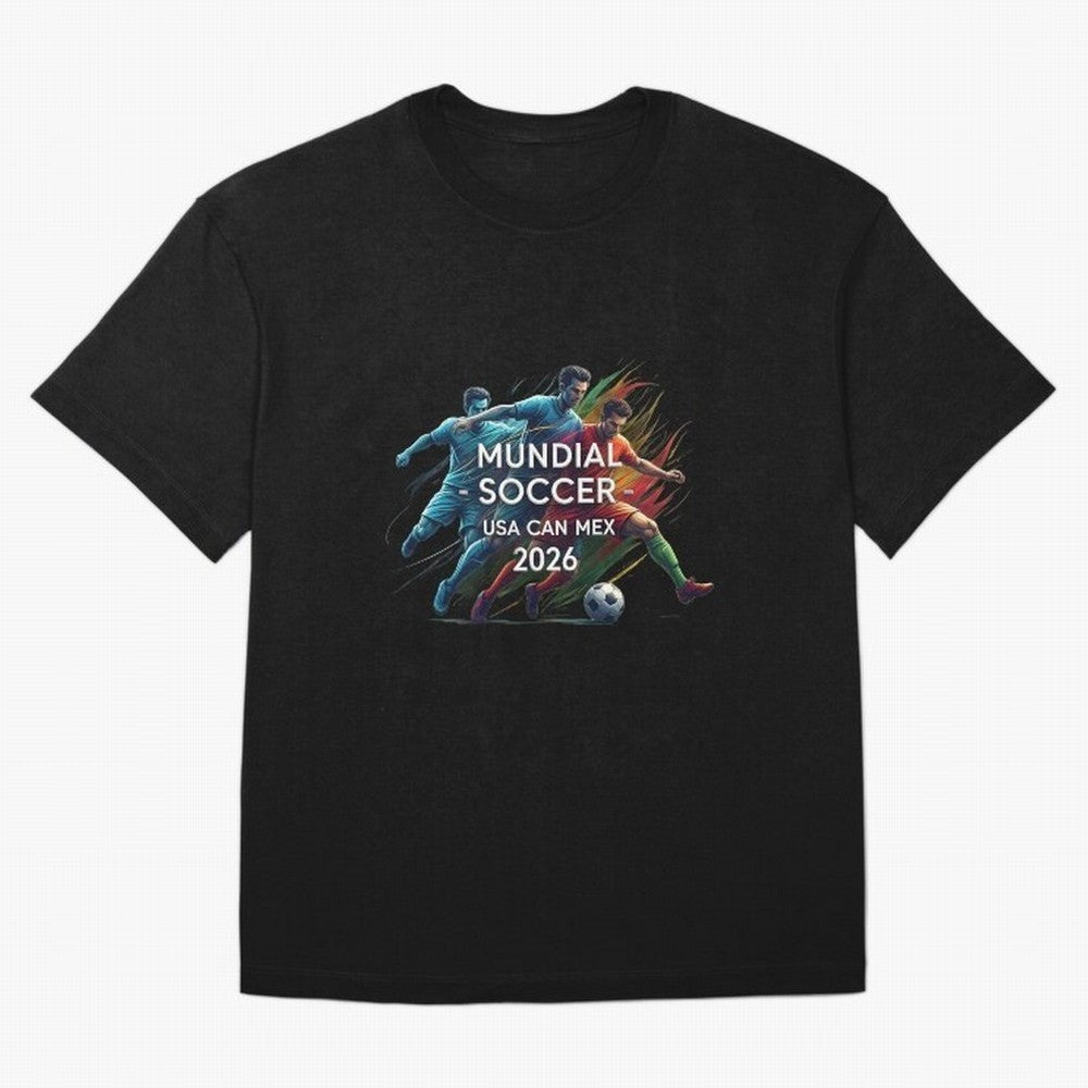 Mundial Soccer 2026 Classic T-Shirt Celebrate Soccer Greatness during FIFA World Cup 2026 Spirit, Capturing Portugal, Cristiano Ronaldo, Sports Nostalgia, International Competition, Famous Players and Unforgettable Victories; Made for Collectors