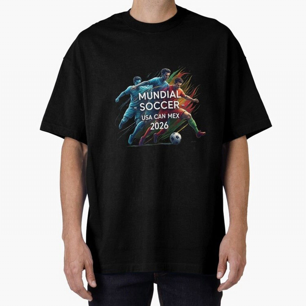 Mundial Soccer 2026 Classic T-Shirt Celebrate Soccer Greatness during FIFA World Cup 2026 Spirit, Capturing Portugal, Cristiano Ronaldo, Sports Nostalgia, International Competition, Famous Players and Unforgettable Victories; Made for Collectors