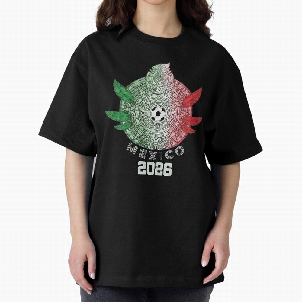 Mexico 2026 Aztec Sun Statement Classic T-Shirt Celebrate Match Day Hype around FIFA World Cup 2026 Group Stage, Messi and Cristiano Ronaldo, Brazil, Portugal and Argentina, Stadium Chants, National Pride, Trophy Dreams and Unforgettable Football