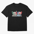 2026 World Cup Opening & Final ¨C Azteca Stadium Mexico & MetLife Stadium USA ¨C Football Design with Mexican, Canadian & US Flags Classic T-Shirt Unlock Match Day Hype around FIFA World Cup 2026 Group Stage, Messi, Neymar and Mbappe, Argentina and