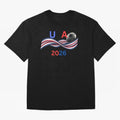 USA 2026 Soccer Ball With Waving Flag - United States Football Team Support? Classic T-Shirt Bring Match Day Fire to FIFA World Cup 2026 Group Stage Highlighting CR7, Germany Energy, Football Festival Excitement, Trophy Ambitions, Country Rivalries